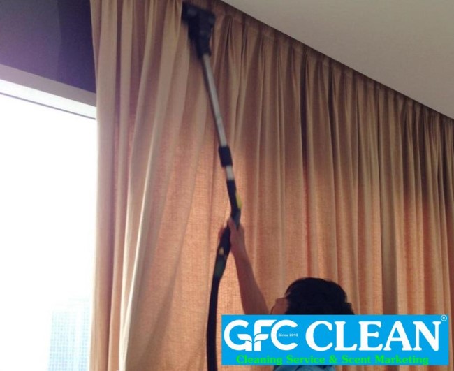 Dịch vụ làm sạch rèm cửa tại TPHCM| Nguồn: GFC CLEAN
